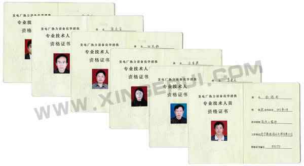 专业技术人员资格证书