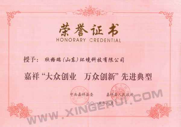 “大众创业 万众创新”先进典型