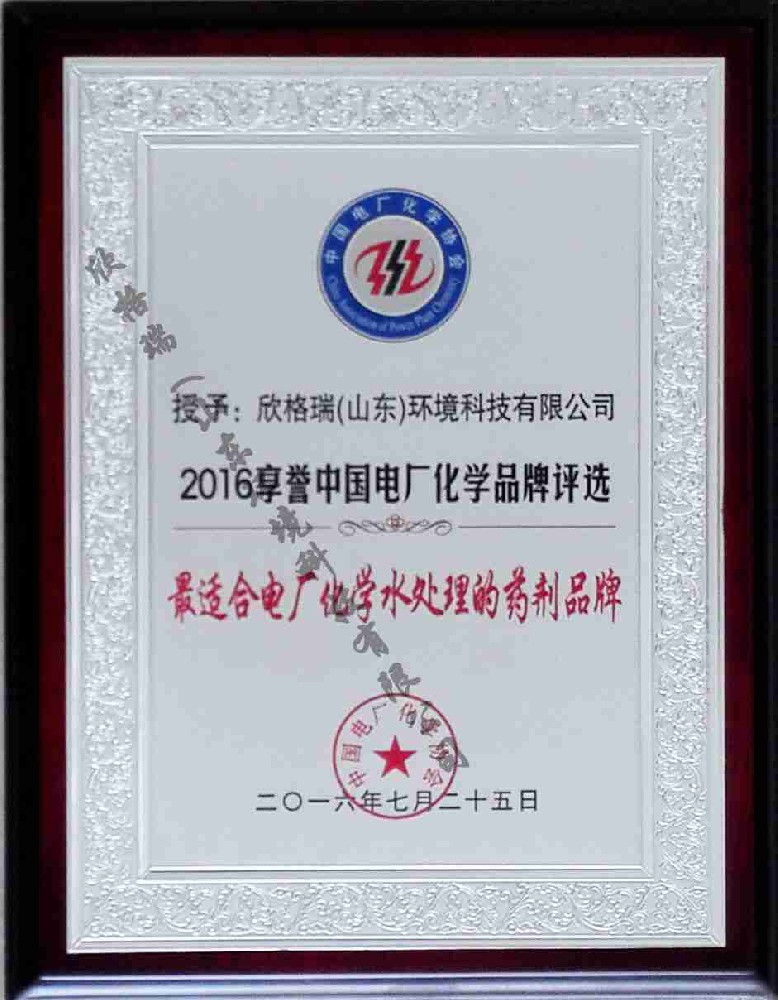 最适合电厂化学水处理的药剂品牌
