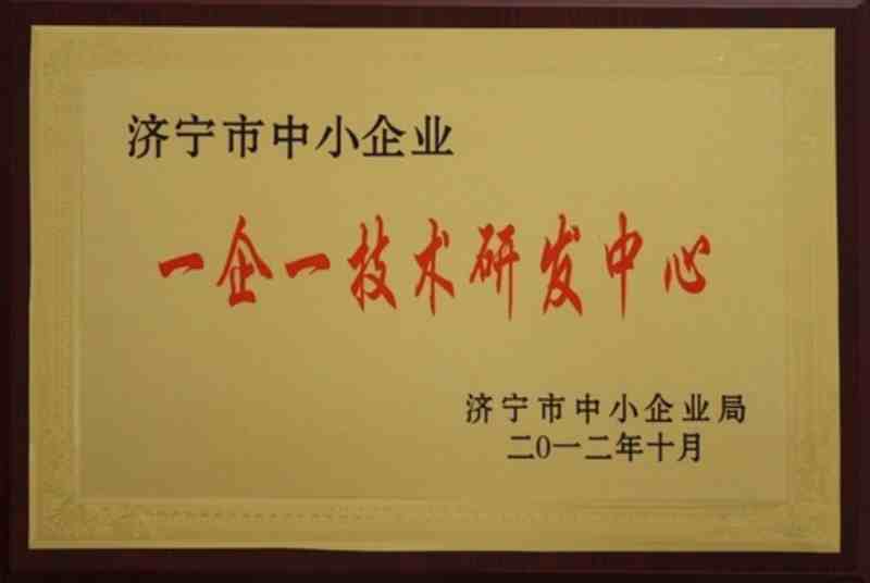 济宁市一企一技术中心