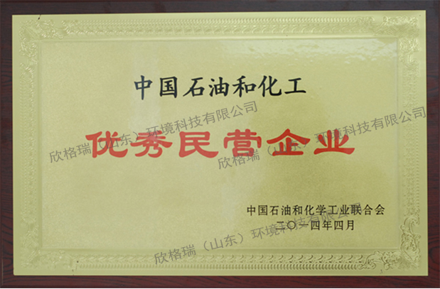 2014年度中国石油和化工行业优秀民营企业